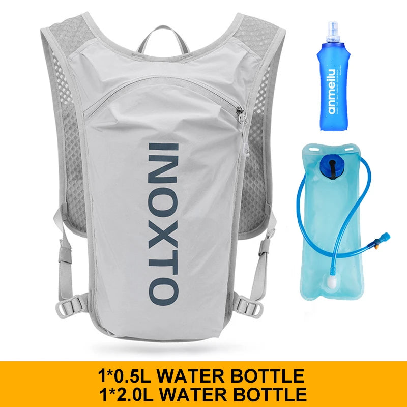 INOXTO 5L Breathable Hydration Vest - Lightweight Running & Cycling Backpack for E-Bike, Trail & Marathon